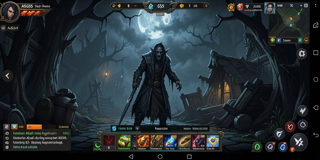 Tampilan gameplay ASG55 yang menakutkan dan penuh ketegangan.