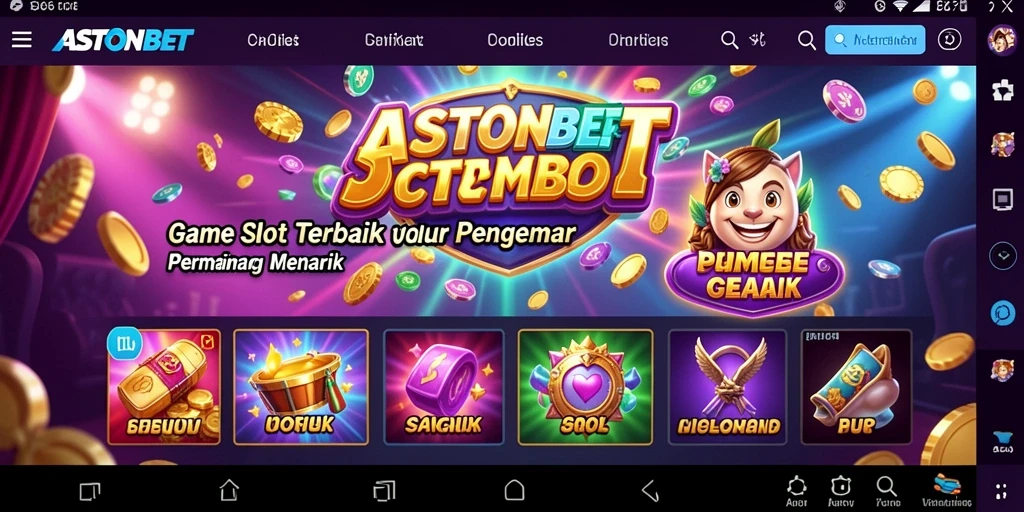 Tampilan menarik permainan slot di ASTONBET yang menghibur.