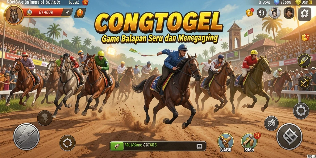 Gameplay seru dan menegangkan di track balap CONGTOGEL