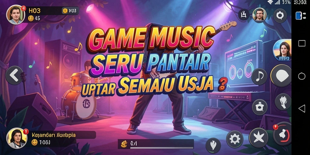 Gameplay H03 dengan beragam pilihan lagu yang menarik.