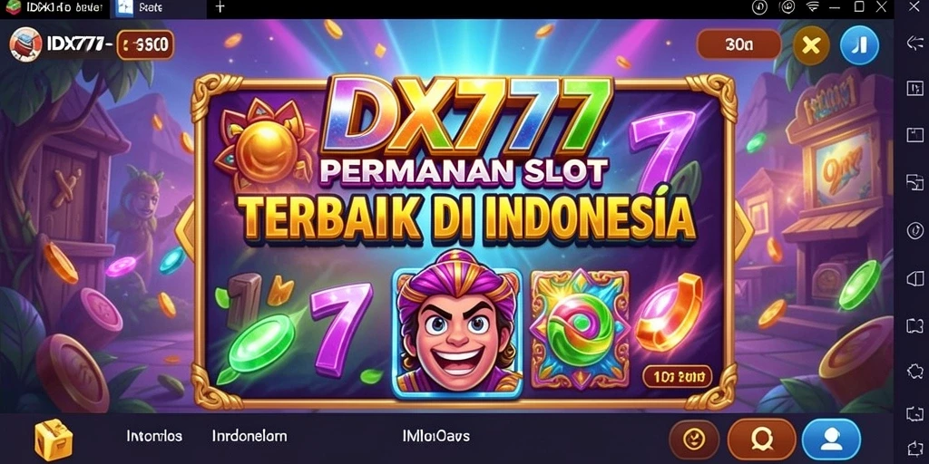 Tampilan gameplay Slot seru di IDX777 yang menawan.