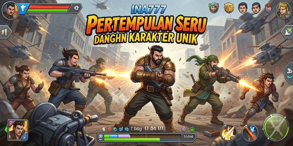Gameplay INA777 menampilkan aksi pertarungan yang mendebarkan dan karakter-karakter beragam.