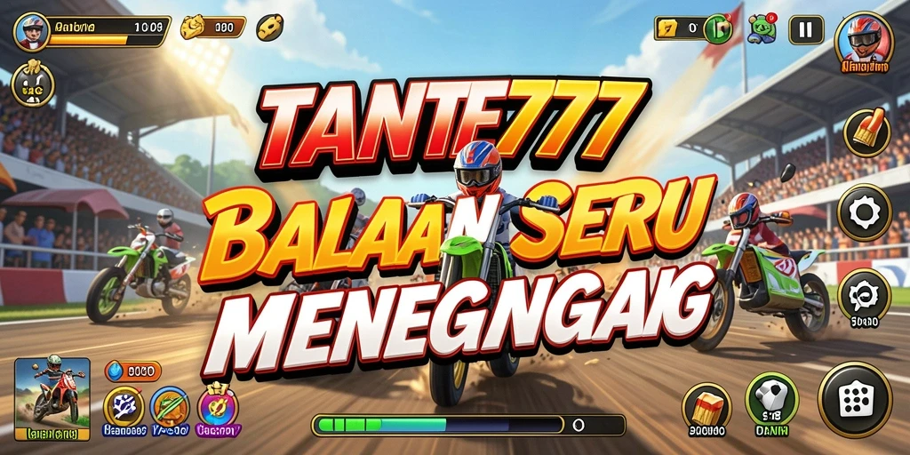 Gameplay mendebarkan dalam balapan cepat di TANTE777.