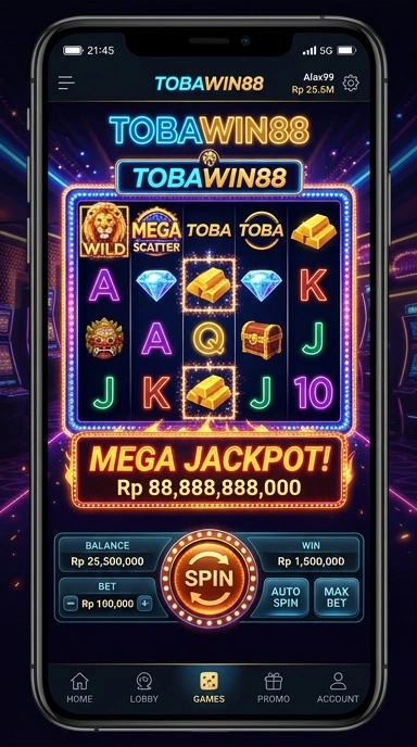 Pengguna menikmati koleksi aplikasi lengkap di tobawin88.